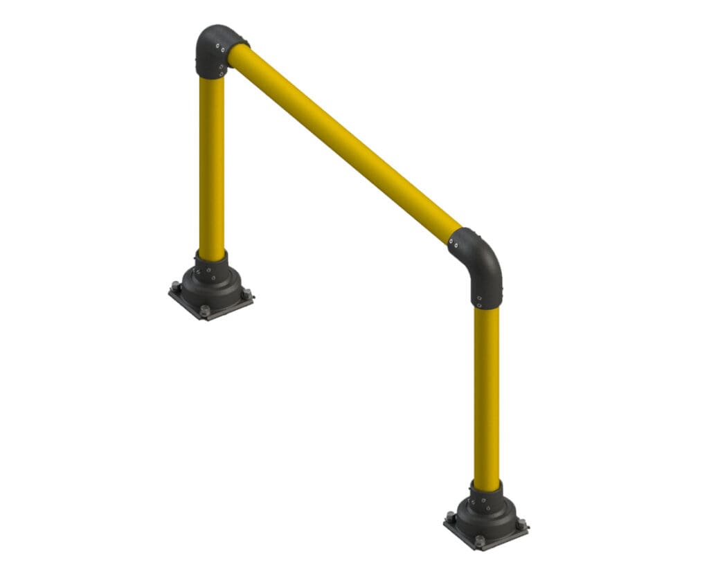 3 Inch Single Ironflex Rail - All SlowStop<sup>®</sup> Protective Guarding Products