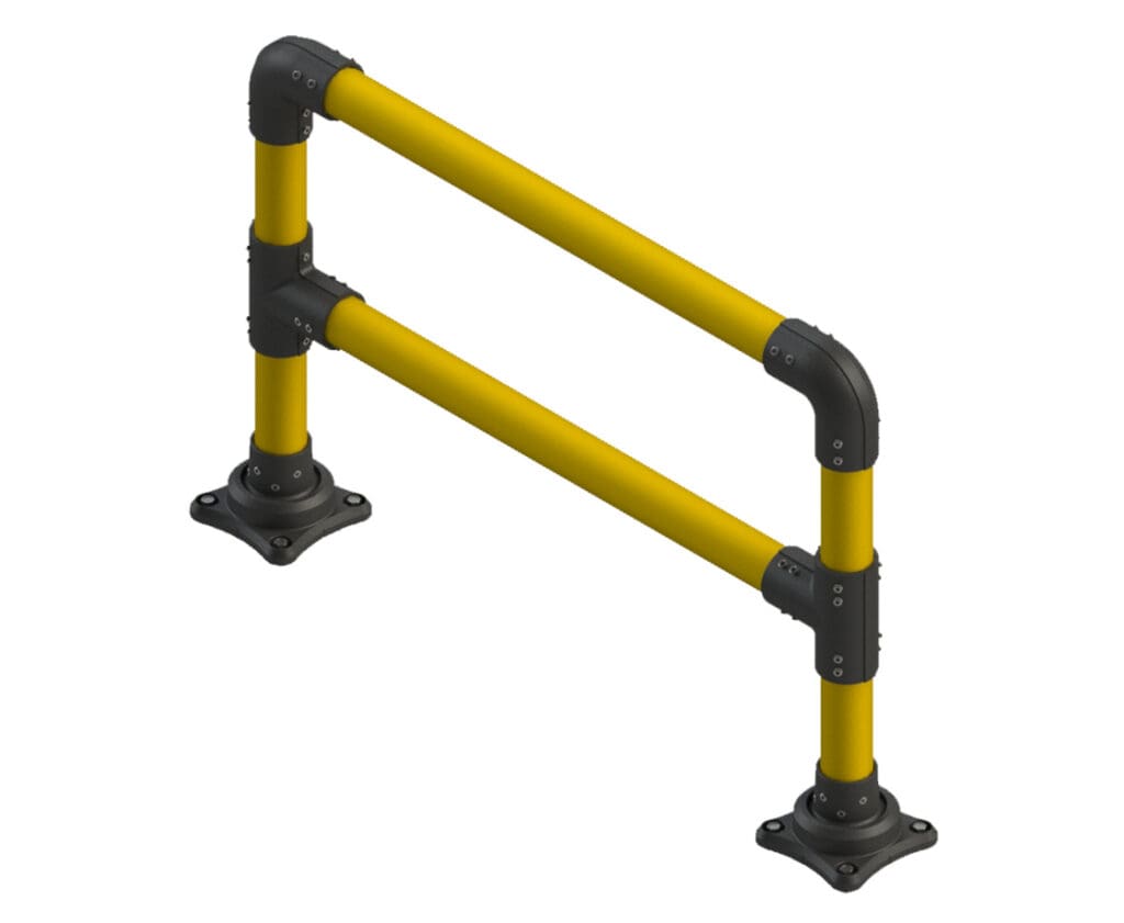 4 Inch Double Ironflex Rail - All SlowStop<sup>®</sup> Protective Guarding Products