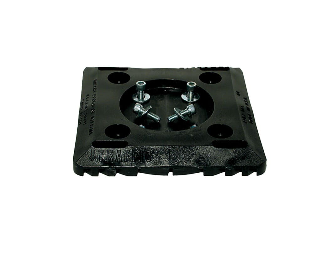 Surface Mount Fixed Base Black - All Traffic Safety Products