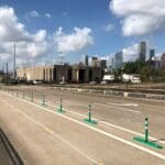 Houston TX Bike Lanes - Bike Lane Protectors