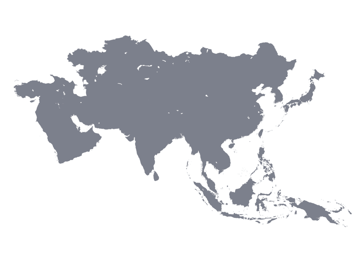 Map Asia - Global Footprint