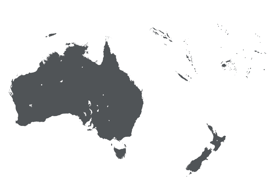 Map Oceania - Global Footprint