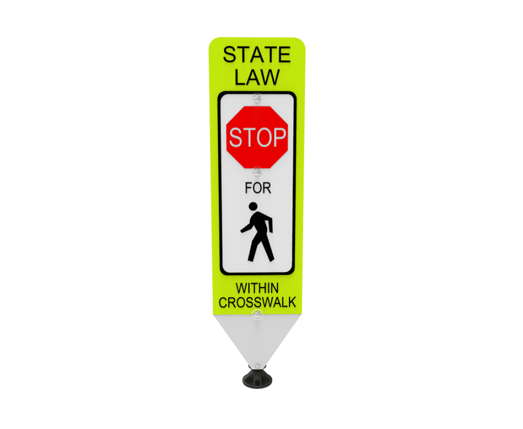 In Street Pedestrian Croswalk Sign Stop.jpg - All Traffic Safety Products